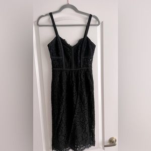 Express Lace Black Dress XS
